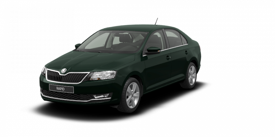 Škoda Rapid, 1,0 TSI 81 kW 6-stup. mech., barva zelená