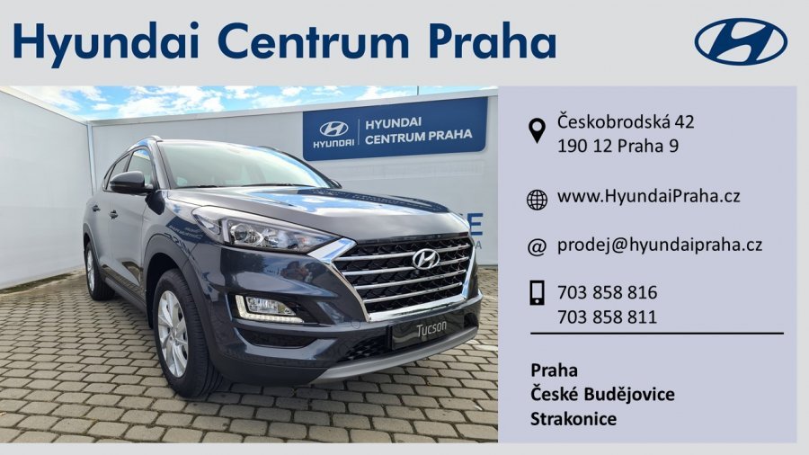 Hyundai Tucson, 1,6 T-GDi 130 kW (95 NAT) 7 st. DCT, barva šedá