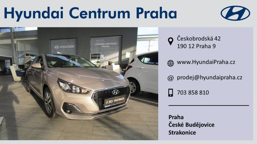 Hyundai i30, 1,0 T-GDI 88 kW (95 NAT) 6 st. man, barva bílá