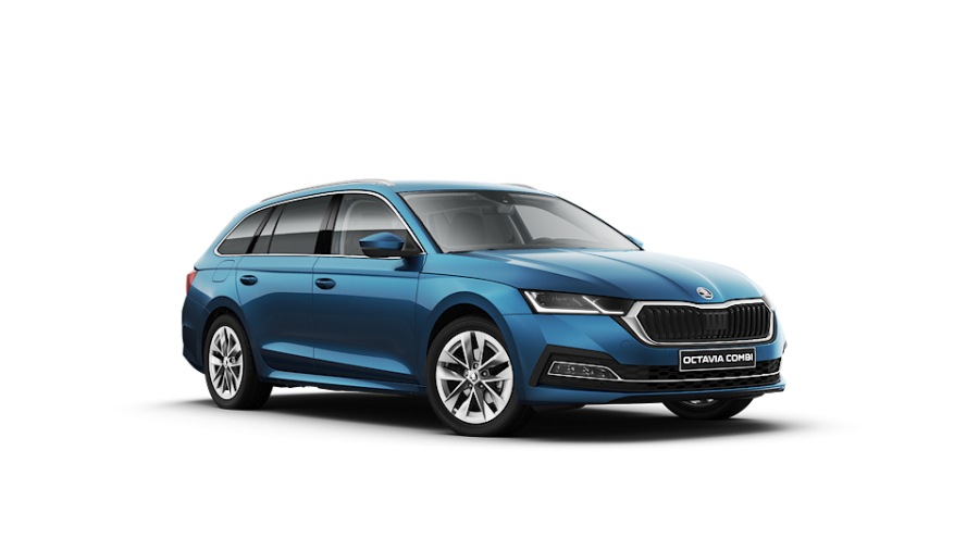 Škoda Octavia, 1,5 TSI 110 kW 6-stup. mech., barva modrá