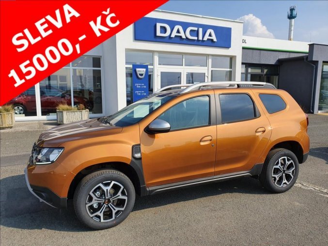 Dacia Duster, 1,3 TCe  96 KW 4x2 Prestige AKCE!, barva oranžová