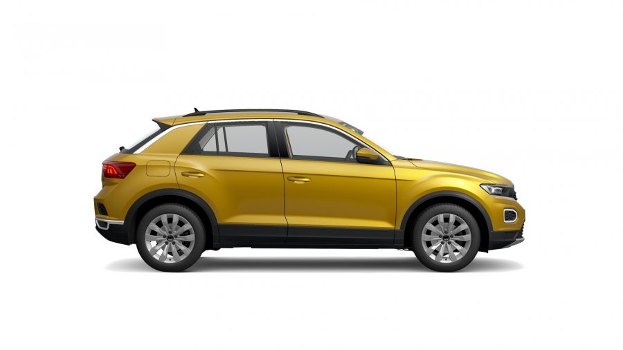 Volkswagen T-Roc, T-Roc Design 1,5 TSI ACT 7DSG, barva žlutá