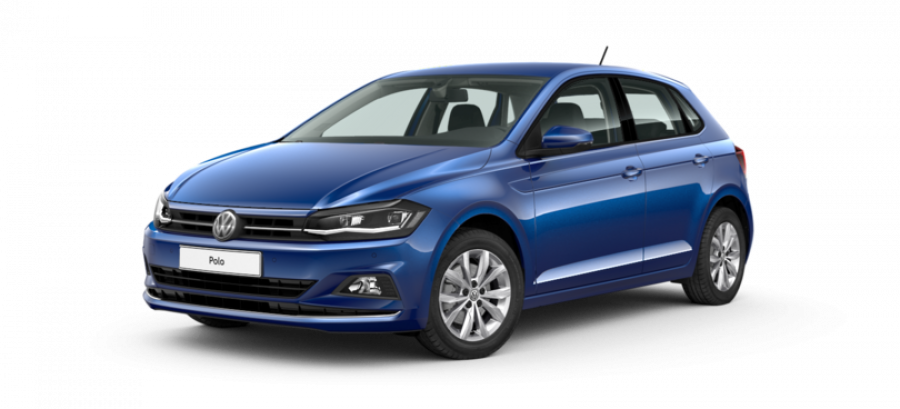 Volkswagen Polo, Highline 1,0 TSI BMT OPF 6G, barva modrá