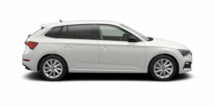 Škoda Scala, 1,0 TSI 85 kW 6-stup. mech., barva bílá