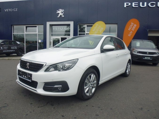 Peugeot 308, ACTIVE 1,2 PureTech 110k + Confort, barva bílá