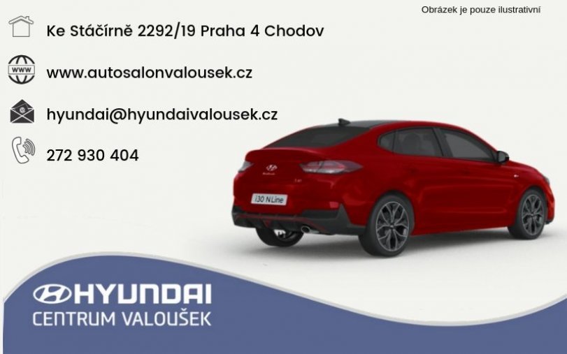 Hyundai i30, 1,0 T-GDI 88 kW (95 NAT) 6 st. man, barva červená