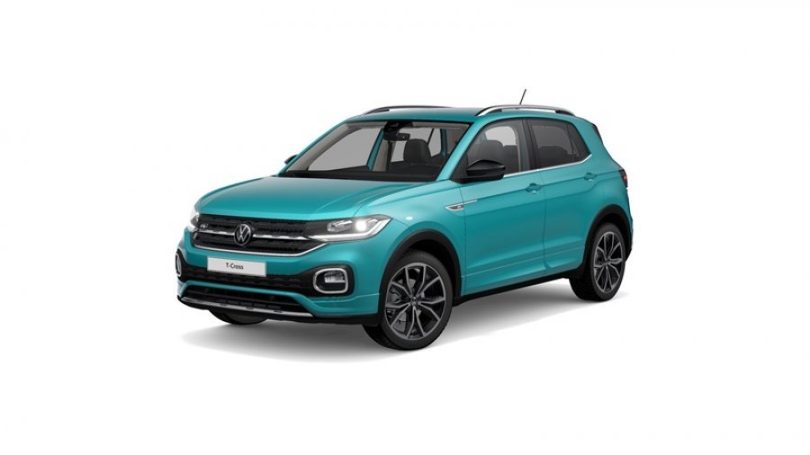 Volkswagen T-Cross, Style 1,0 TSI 85 kW 7DSG, barva tyrkysová