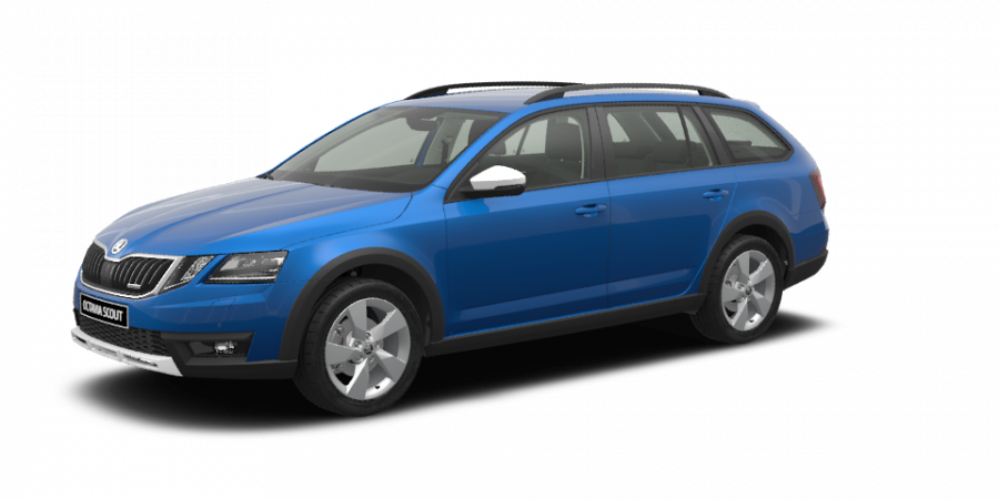 Škoda Octavia, 2,0 TDI 110 kW 7-stup. automat. 4x4, barva modrá