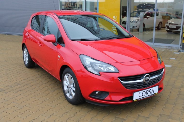 Opel Corsa, SMILE 1.4 (66kW/90k), barva červená