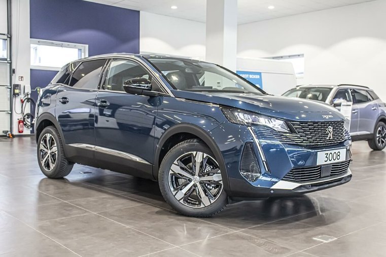 Peugeot 3008, Peugeot 3008 1,5 ALLURE PACK BHDi S&S EAT8, barva modrá