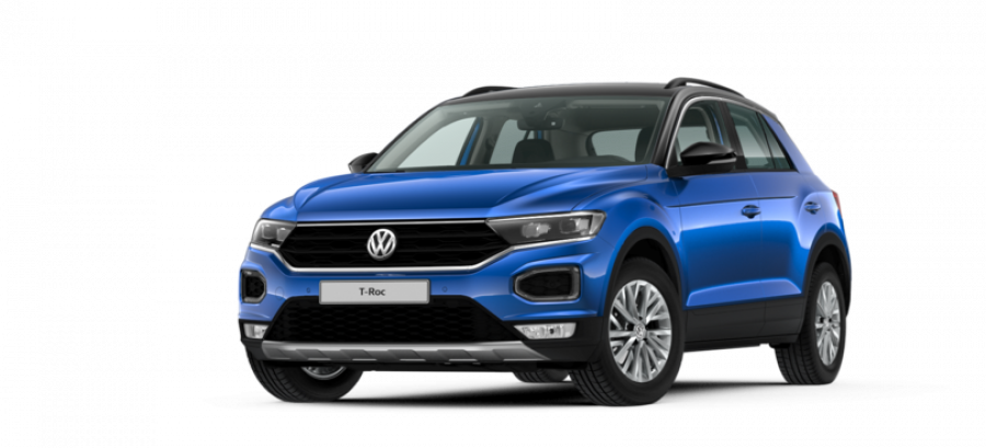 Volkswagen T-Roc, Style 1,0 TSI OPF 6G, barva modrá