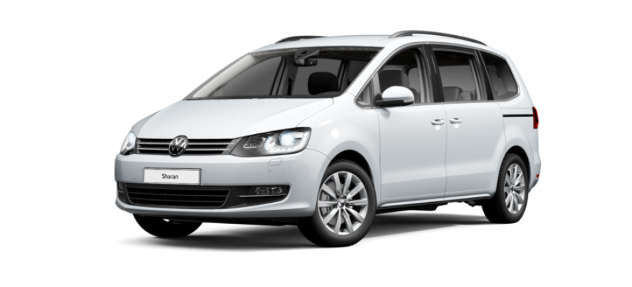 Volkswagen Sharan, 2.0 TDI 6DSG, barva bílá