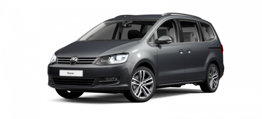 Volkswagen Sharan, 2.0 TDI 4MOT 7DSG, barva šedá