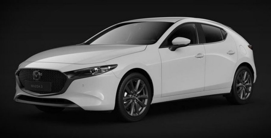 Mazda 3, 2.0 Skyactiv G122, barva bílá