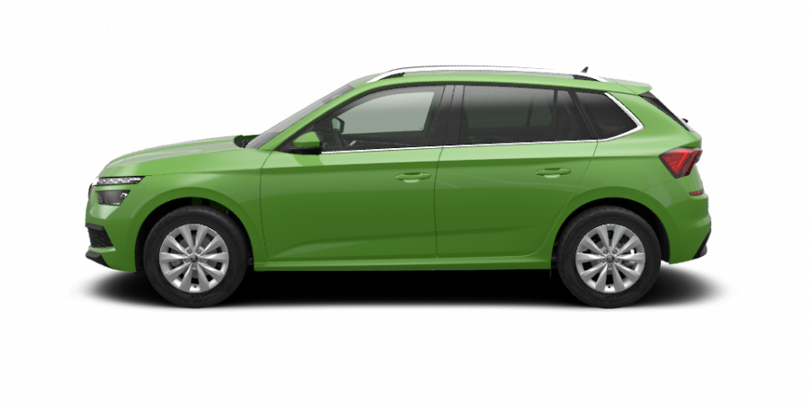 Škoda Kamiq, 1,5 TSI 110 kW 6-stup. mech., barva zelená