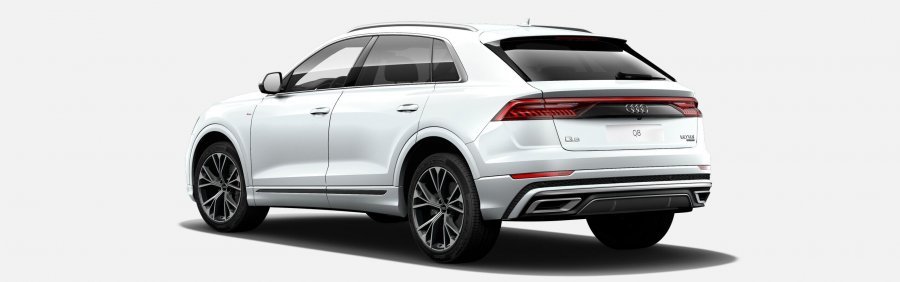 Audi Q8, Q8 50 TDI quattro, barva bílá