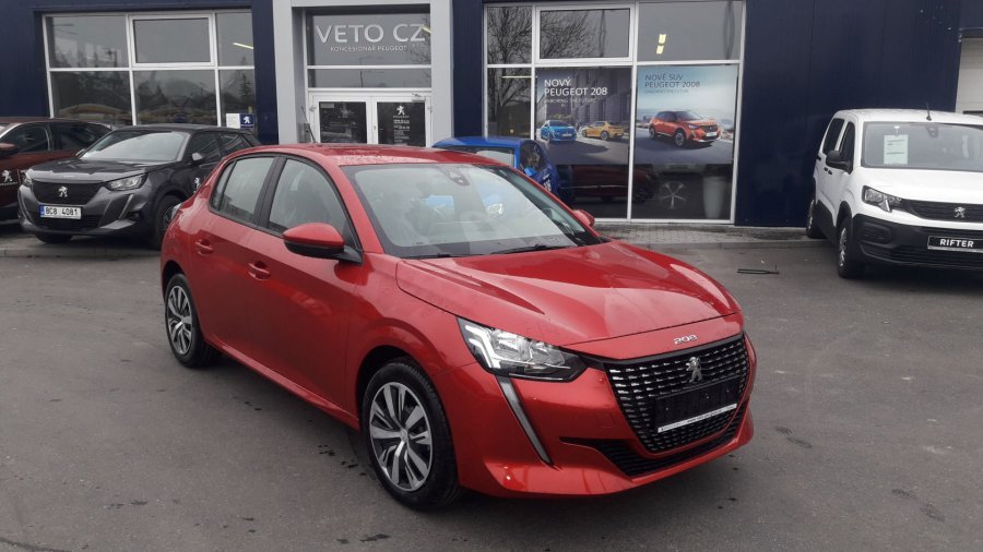 Peugeot 208, ACTIVE 1.2 PureTech 75k MAN5, barva červená