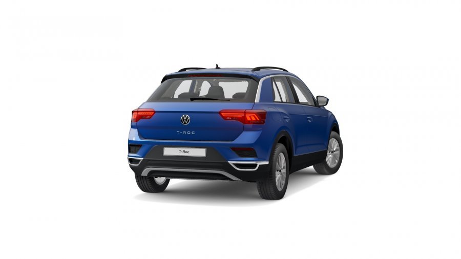 Volkswagen T-Roc, T-Roc Design 1,5 TSI ACT 6G, barva modrá