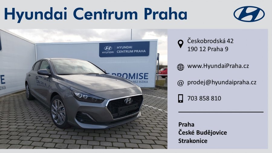 Hyundai i30, 1,4 T-GDI 103 kW (95 NAT) 6 st. man, barva šedá