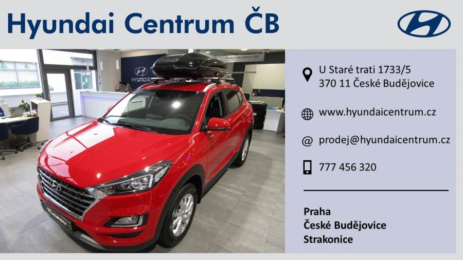 Hyundai Tucson, 1,6 CRDi 85 kW (diesel) 6 st. man, barva červená