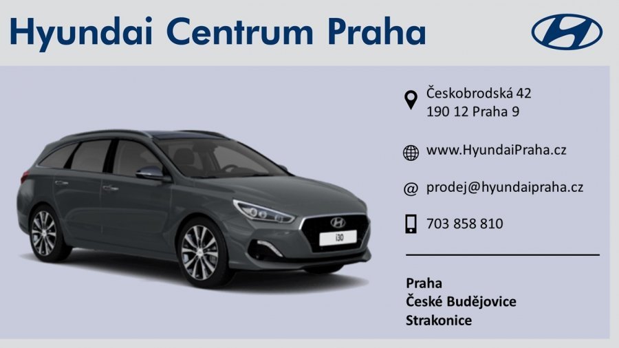 Hyundai i30, 1,0 T-GDI 88 kW (95 NAT) 6 st. man, barva šedá