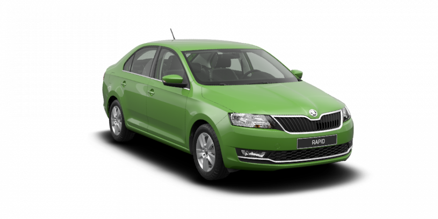 Škoda Rapid, 1,0 TSI 81 kW 6-stup. mech., barva zelená