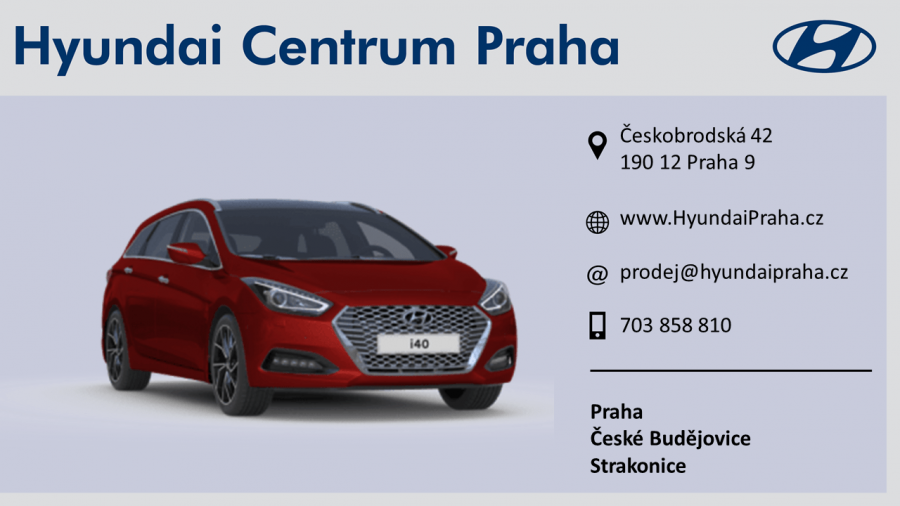 Hyundai i40, 1,6 CRDi 100 kW (diesel) 6 st. man, barva červená