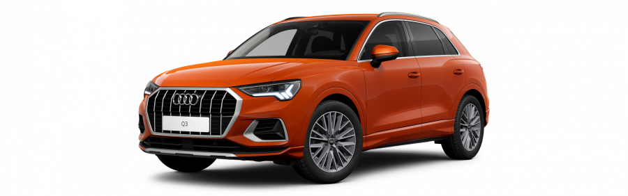 Audi Q3, Q3 Advanced 35 TFSI 110kW, barva oranžová