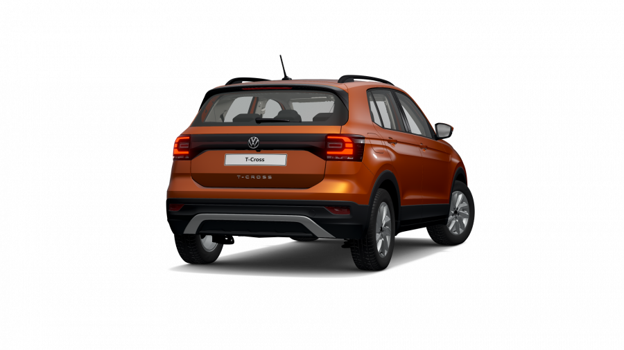 Volkswagen T-Cross, T-Cross Life 1,0 TSI 81 kW 6G, barva oranžová