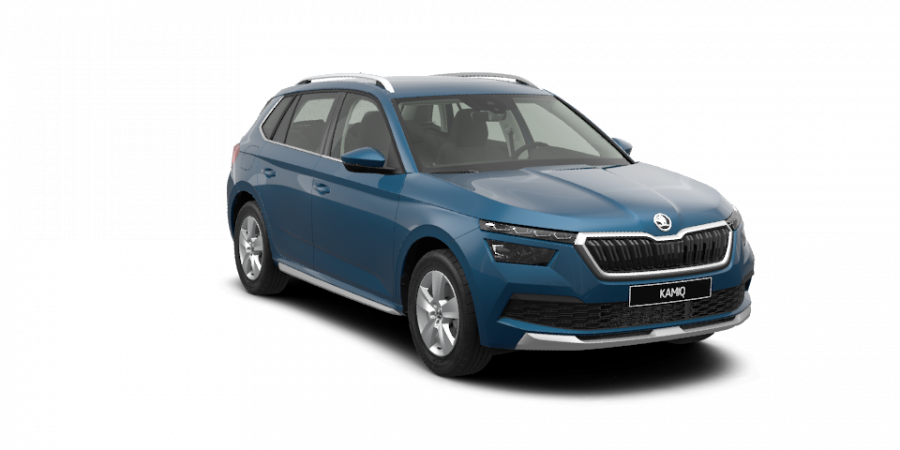 Škoda Kamiq, 1,0 TSI 85 kW 6-stup. mech., barva modrá