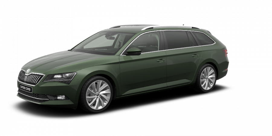 Škoda Superb, 2,0 TDI 140 kW 7-stup. automat., barva zelená