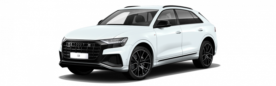 Audi Q8, Q8 50 TDI quattro, barva bílá