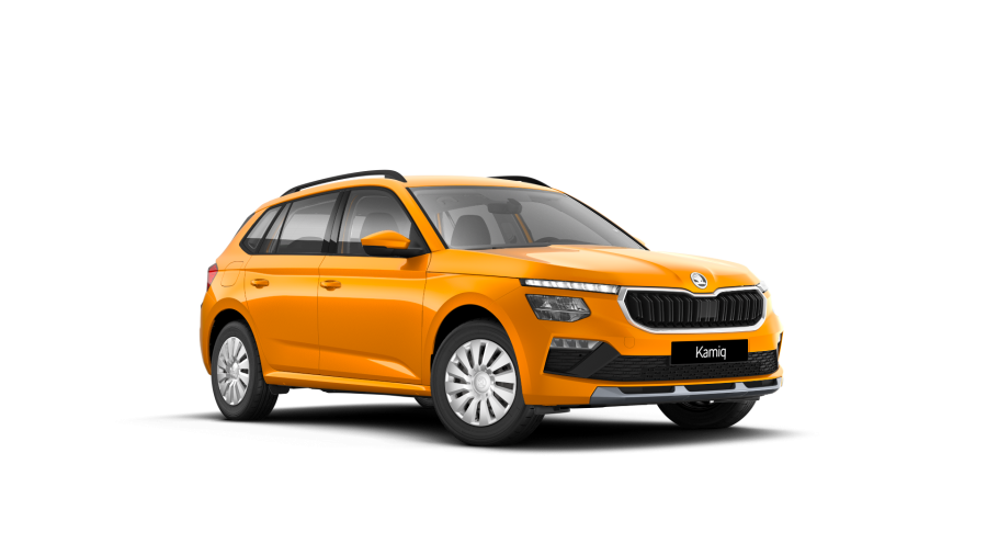 Škoda Kamiq, 1,0 TSI 85 KW 6-stup. mech., barva oranžová