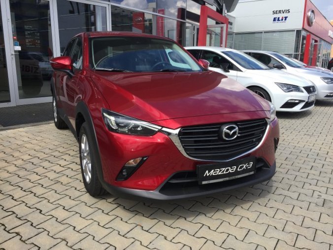 Mazda CX-3, 2,0 Skyactiv-G121 A/T, barva červená