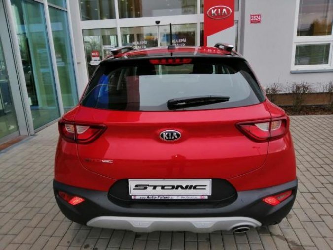 Kia Stonic, 1,25 CVVT Exclusive, barva červená