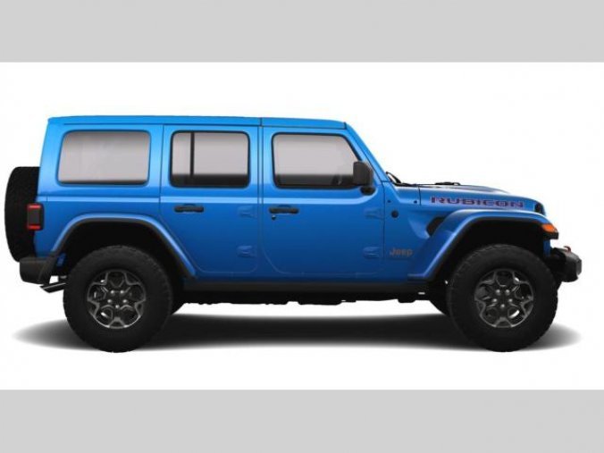 Jeep Wrangler, 2,0T 270 PS Rubicon Unlimited, barva modrá