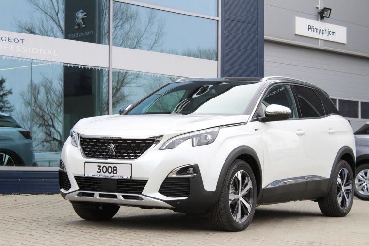 Peugeot 3008, GT 2.0 133kW, barva bílá