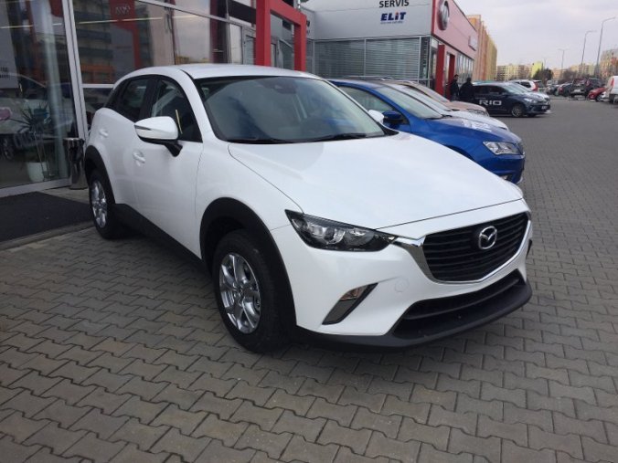 Mazda CX-3, 2,0 Skyactiv-G120, barva bílá