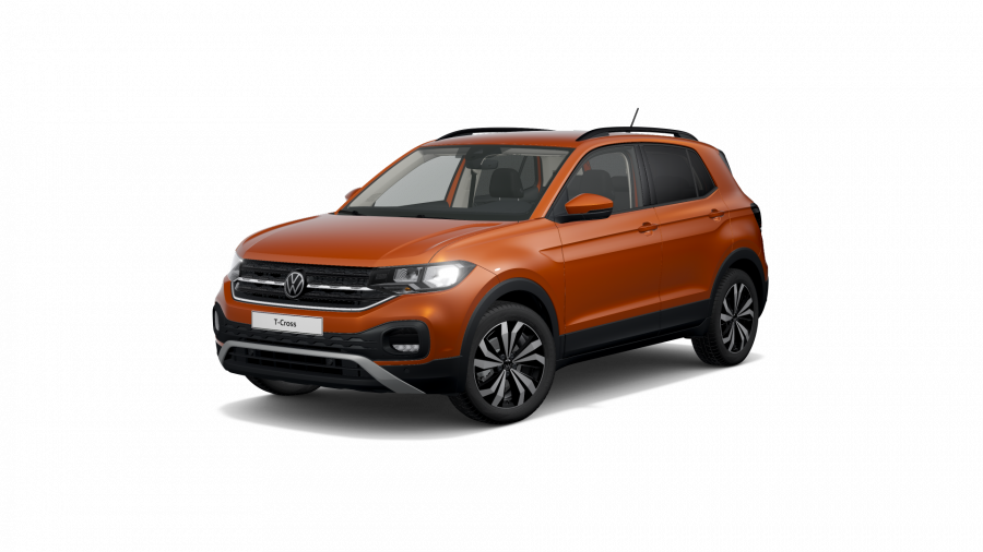 Volkswagen T-Cross, T-Cross Life 1,0 TSI 70 kW 5G, barva oranžová