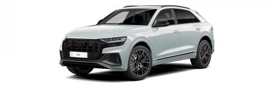 Audi Q8, SQ8 TFSI 373 kW quattro, barva bílá