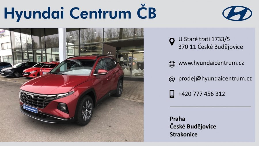 Hyundai Tucson, 1,6 T-GDi 110 kW (95 NAT) 6 st. man 4×4, barva červená