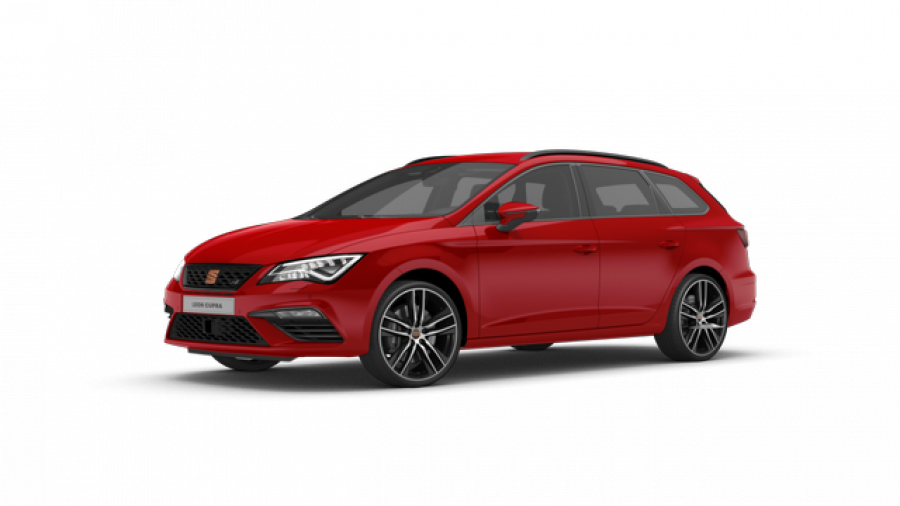 Seat Leon Sportourer, ST Cupra 2.0 TSI 4Drive 300k DSG, barva červená