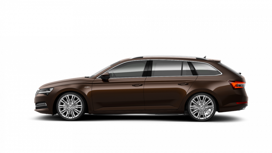 Škoda Superb, 2,0 TDI 147 kW 7-stup. automat. 4x4, barva hnědá