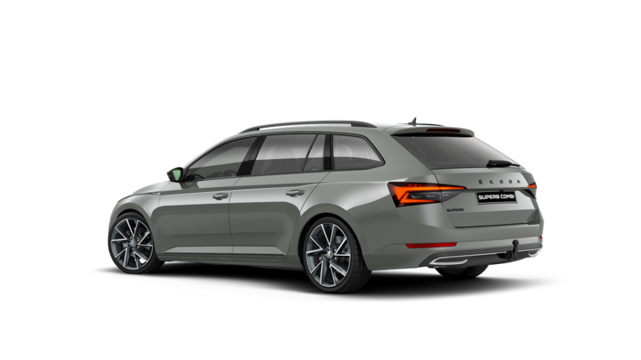 Škoda Superb, 2,0 TDI 147 kW 7-stup. automat., barva šedá