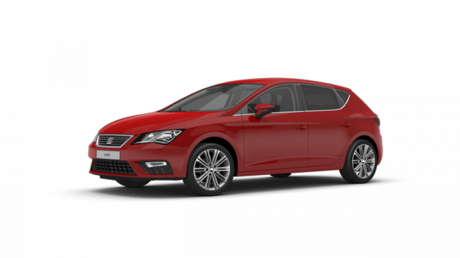 Seat Leon 5D, Xcellence 1.5 TGI 130k 6M (CNG), barva červená