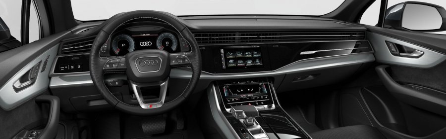 Audi Q7, Q7 S line 60 TFSI e 340 kW quattro, barva šedá