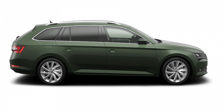 Škoda Superb, 2,0 TDI 140 kW 7-stup. automat., barva zelená