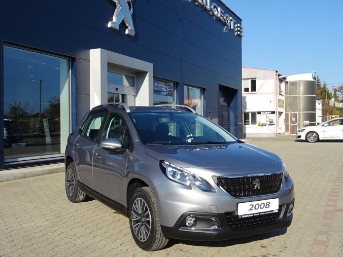 Peugeot 2008, ACTIVE 1.2 PureTech 82 S&S MAN, barva šedá