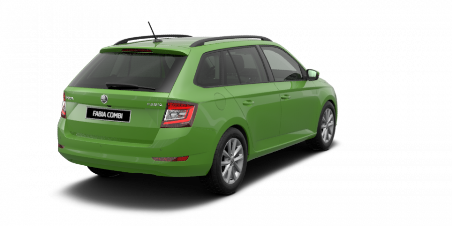 Škoda Fabia, 1,0 TSI 70 kW 5-stup. mech., barva zelená