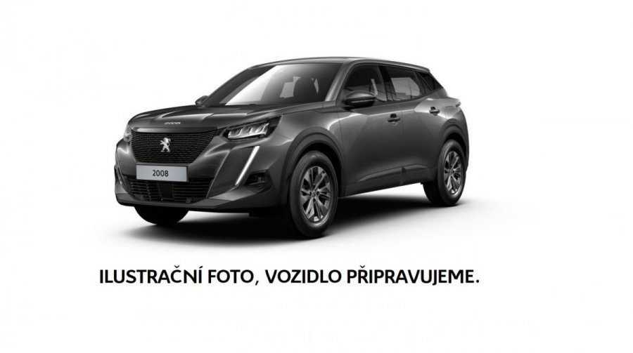 Peugeot 2008, ACTIVE 1.2 PureTech 130K MAN6, barva šedá